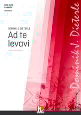 Ad te levavi SATB/SATB choral sheet music cover
